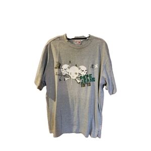 VINTAGE Pepe Jeans London Shirt Men XL Gray Pullover Hip Hop Baggy Y2K Graphic